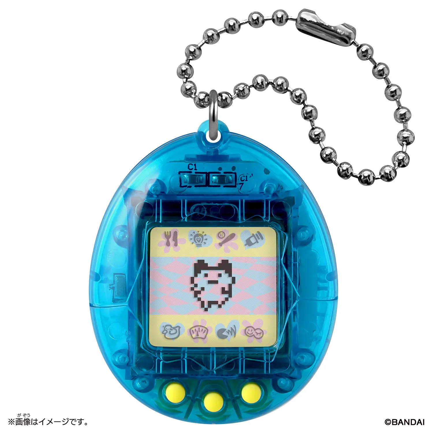Tamagotchi塔麻歌子電子寵物/ 原創系列/ 30週年復刻透明藍