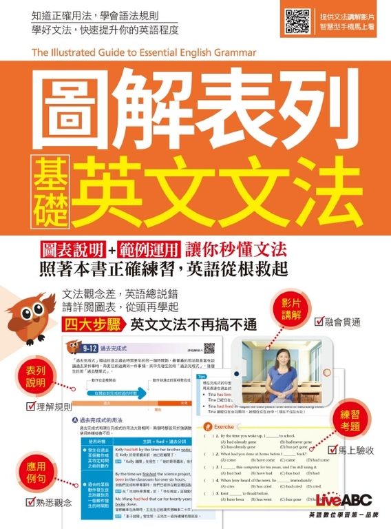 圖解表列 基礎英文文法 (電子書)