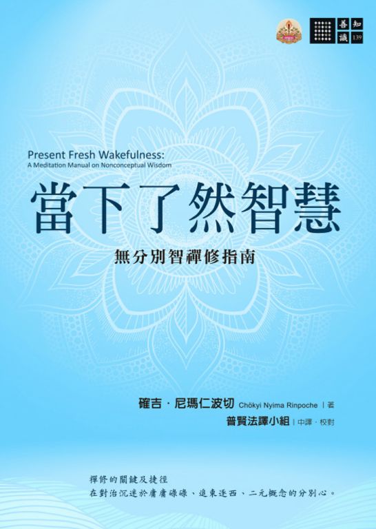 當下了然智慧：無分別智禪修指南 (電子書)