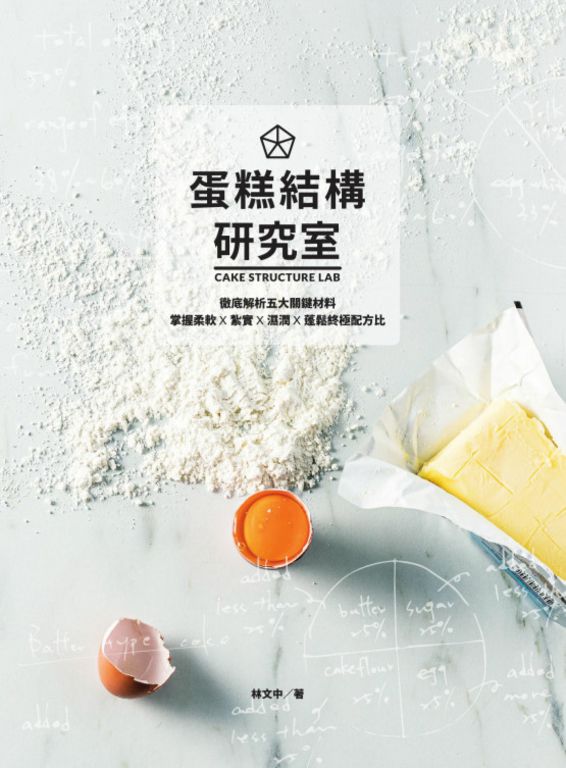 蛋糕結構研究室：徹底解析五大關鍵材料，掌握柔軟×紮實×濕潤×蓬鬆終極配方比 (電子書)