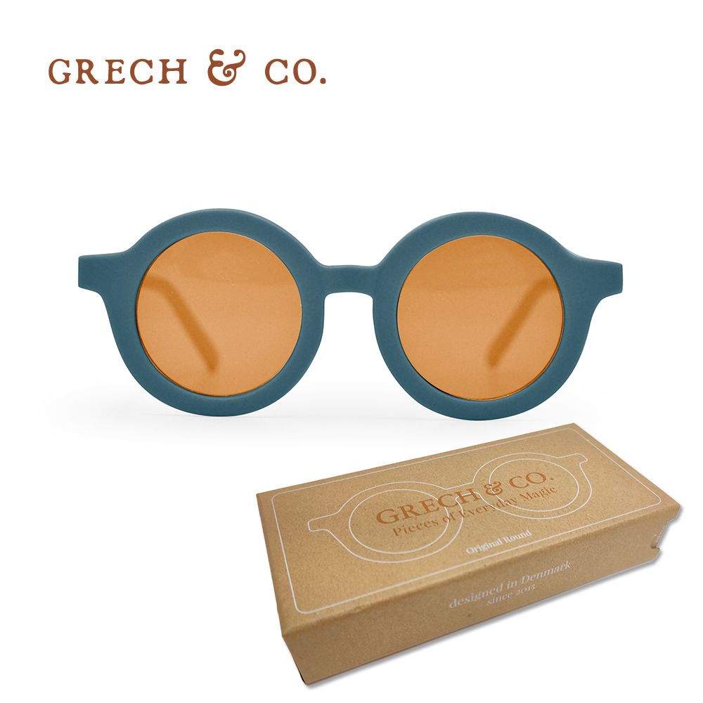 GrechCo. 經典兒童墨鏡二代紙盒款/ 兒童/ 夜灰藍