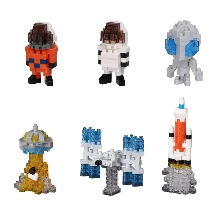 KAWADA nanoblock積木/ NBMC_58S/ Mininano宇宙系列/ 全6種/ 6款套組