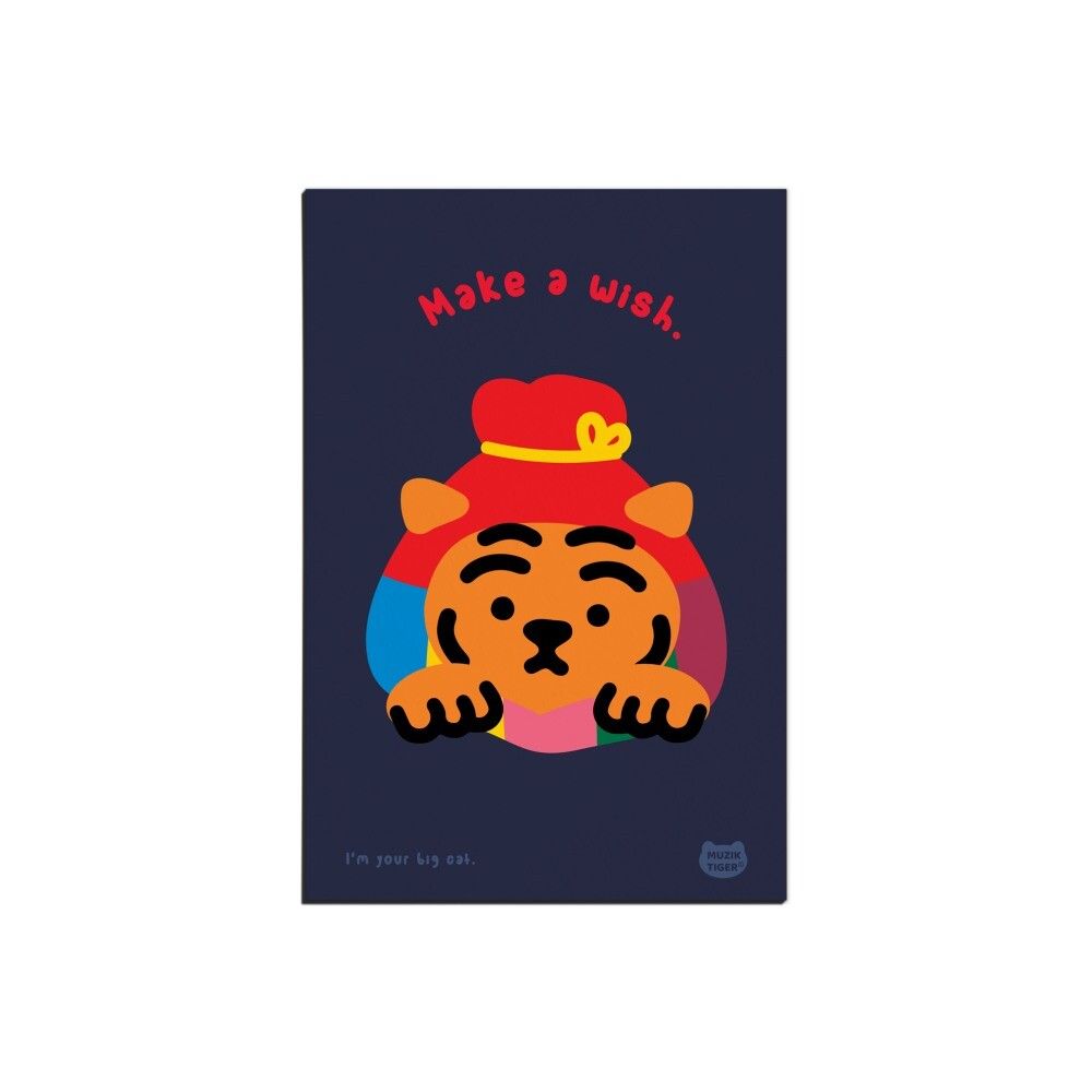韓國 MUZIK TIGER 耶誕明信片/ Lucky Bag Tiger