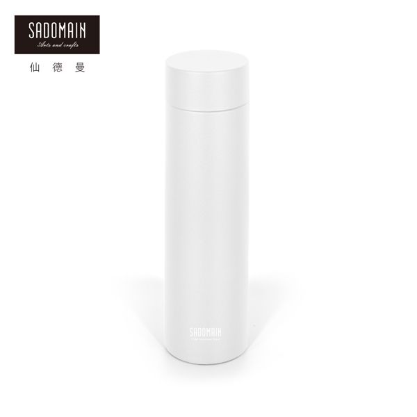 【SADOMAIN 仙德曼】316不鏽鋼袖珍保溫杯350ml-白色