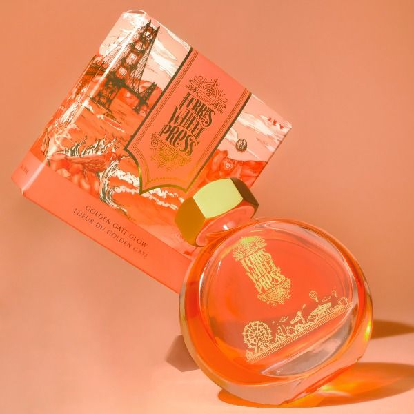 FERRIS WHEEL PRESS摩天輪鋼筆墨水/ 加州系列/ 金門大橋Golden Gate Glow/ 38ml