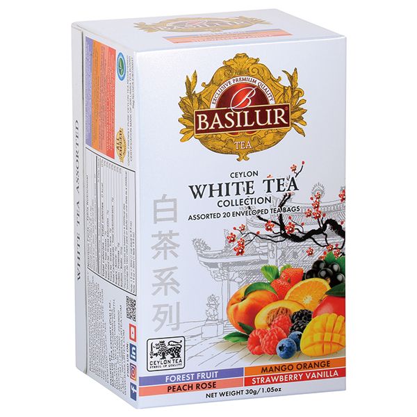 BASILUR水果風味茶包/ 白茶/ 4種口味