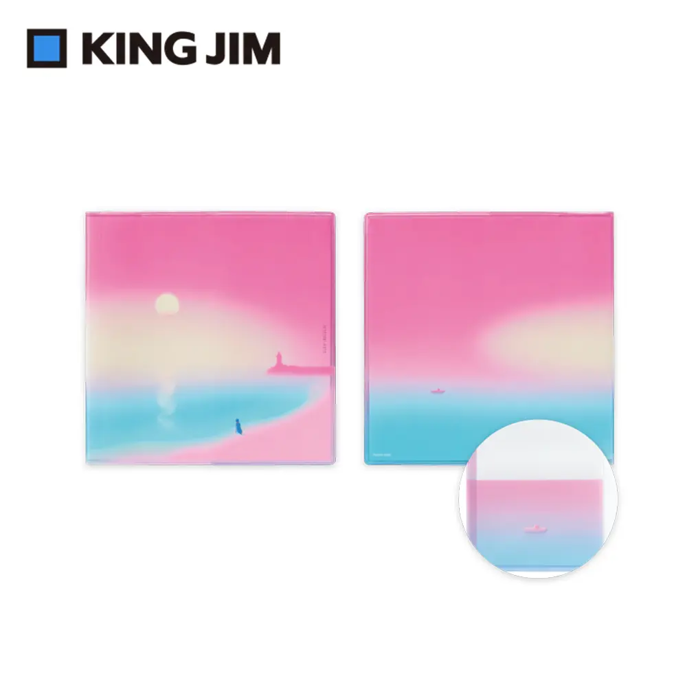 KING JIM HITOTOKI NOTE手帳筆記本 第3彈/ 方形尺寸/ 夕陽