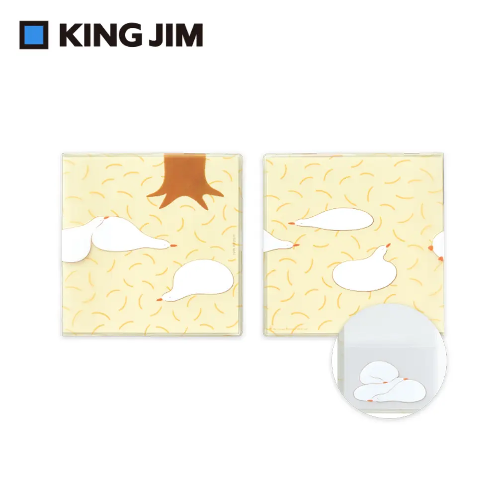 KING JIM HITOTOKI NOTE手帳筆記本 第3彈/ 方形尺寸/ 鴨鴨曬太陽