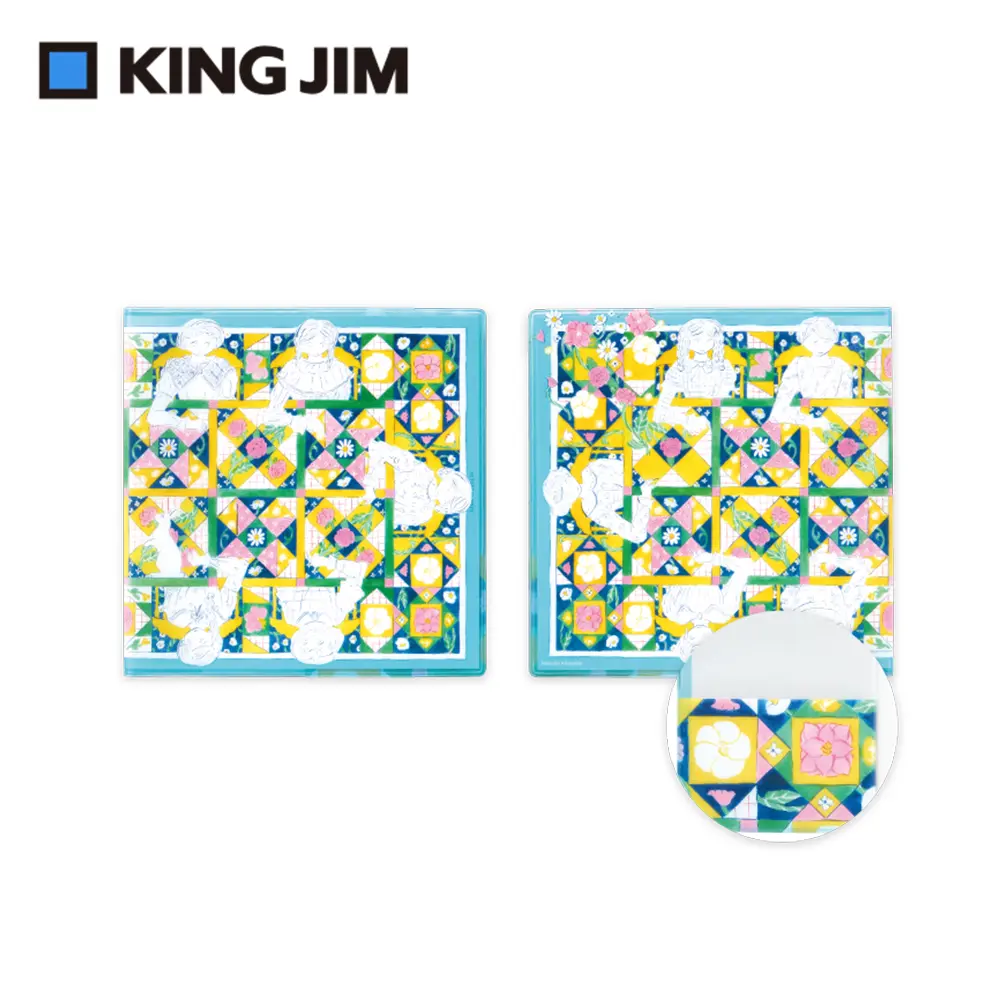 KING JIM HITOTOKI NOTE手帳筆記本 第3彈/ 方形尺寸/ 拼布