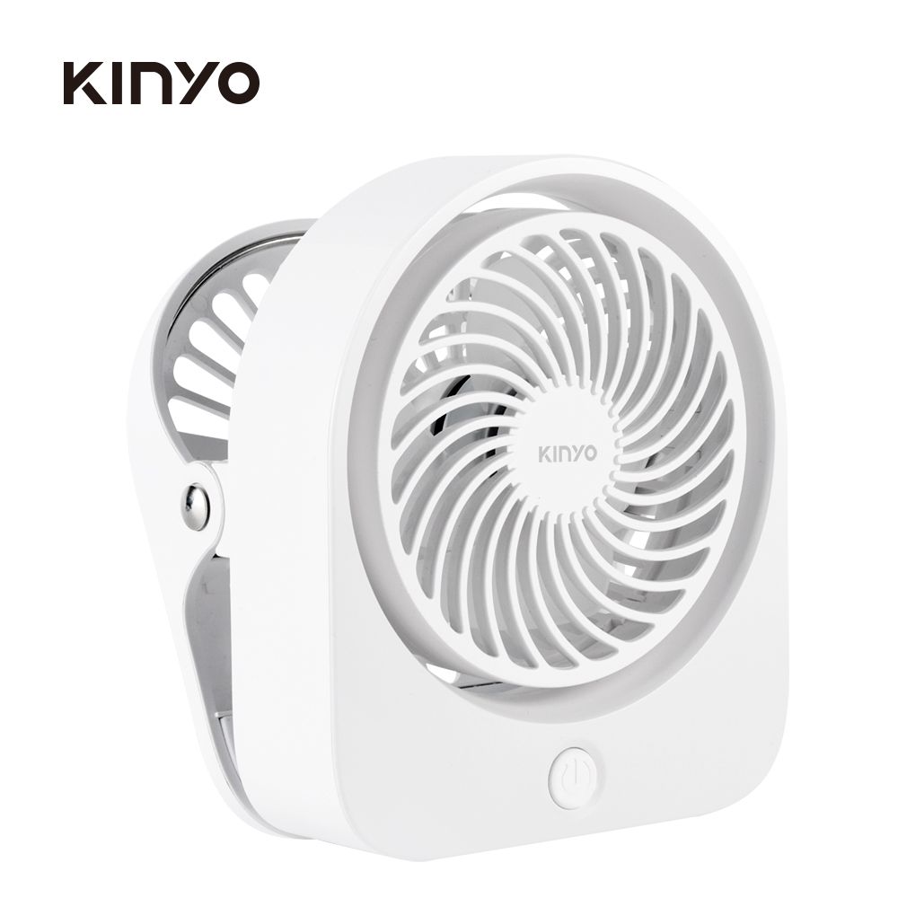 KINYO夾立式迷你充電風扇/ UF-1685