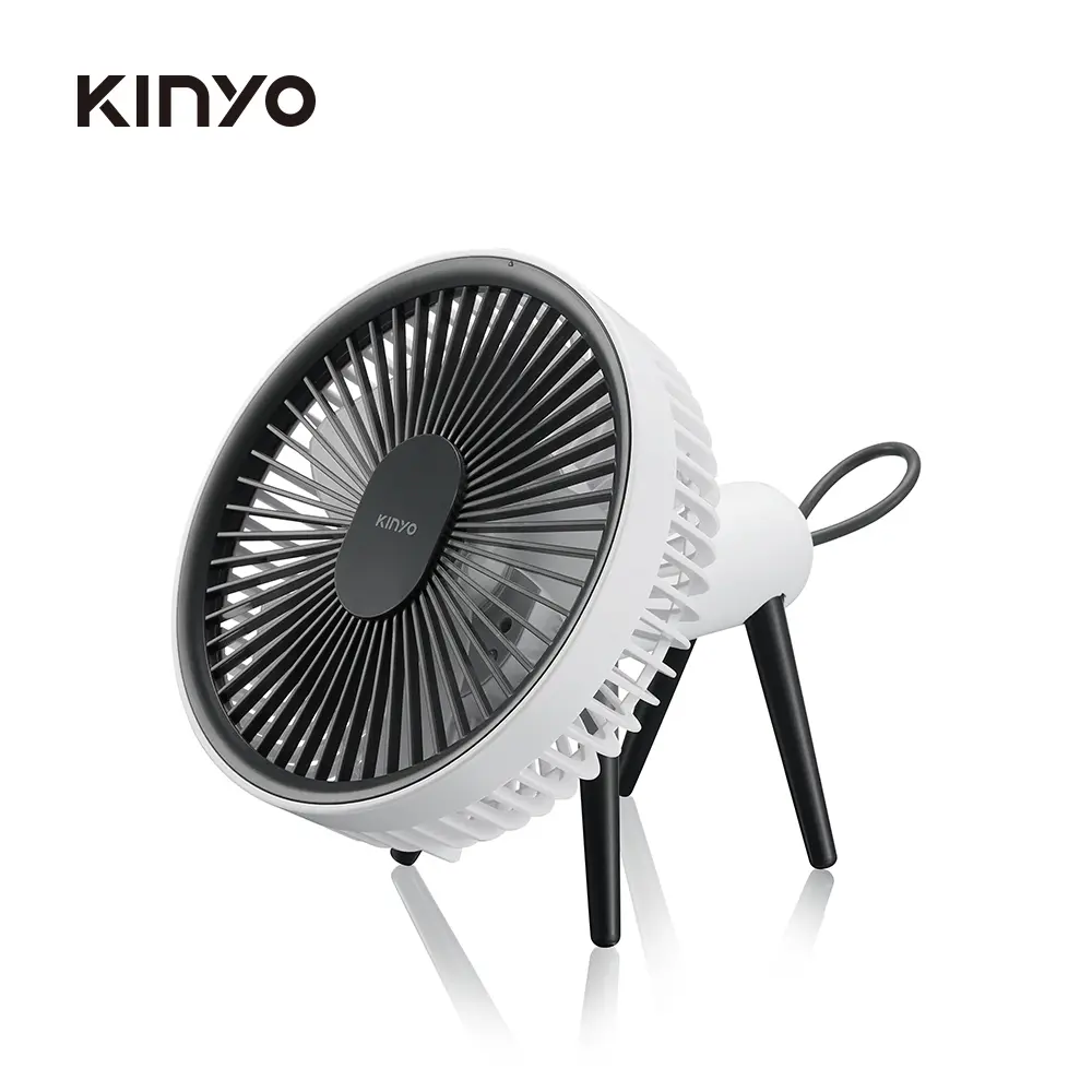 KINYO無線遙控充電風扇/ 黑羊/ UF-7075B