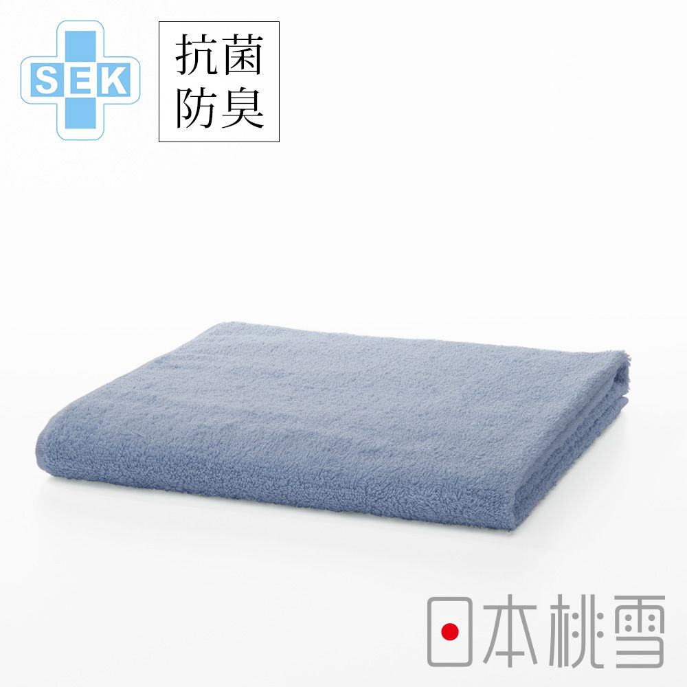 桃雪SEK抗菌防臭運動大毛巾/ 煙藍色
