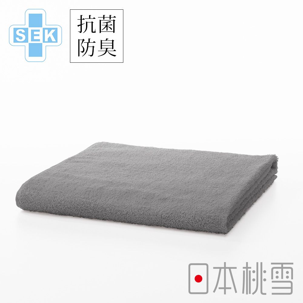 桃雪SEK抗菌防臭運動大毛巾/ 極簡灰