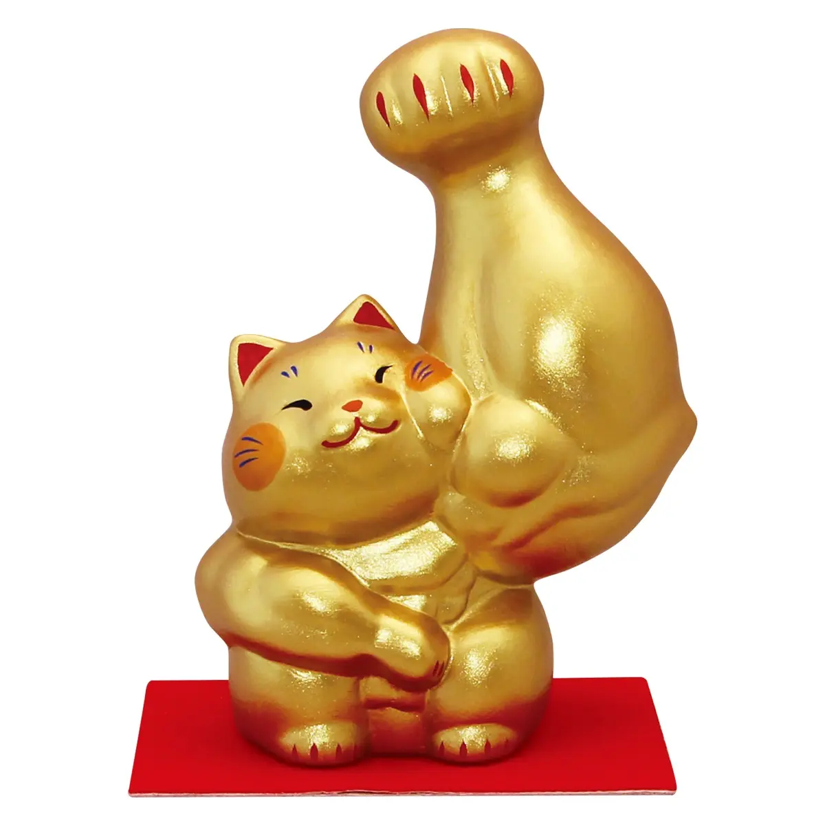 龍虎堂 大肌肉壯壯招財貓擺飾/ Left