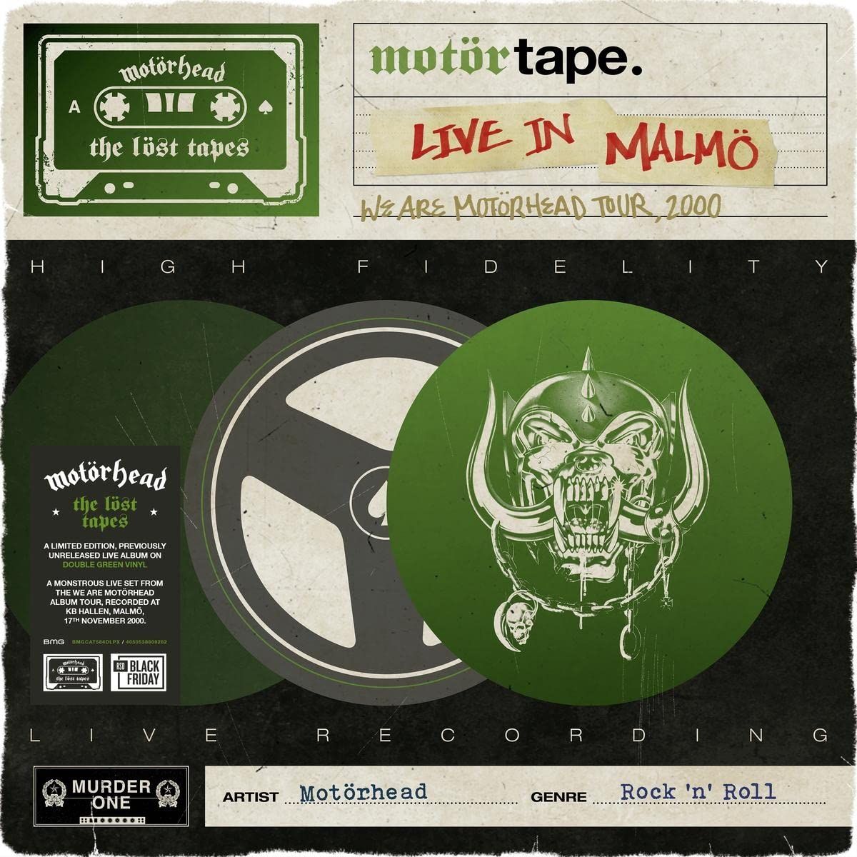 The Lost Tapes Vol. 3: Live In Malmo 2000 (2LP/Green Translucen Vinyl)
