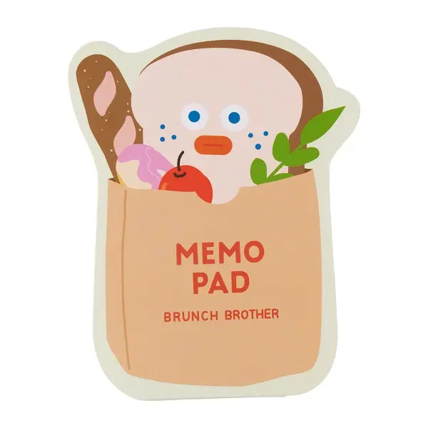 日本 MARK'S Brunch Brother 造型便條紙本/ 吐司