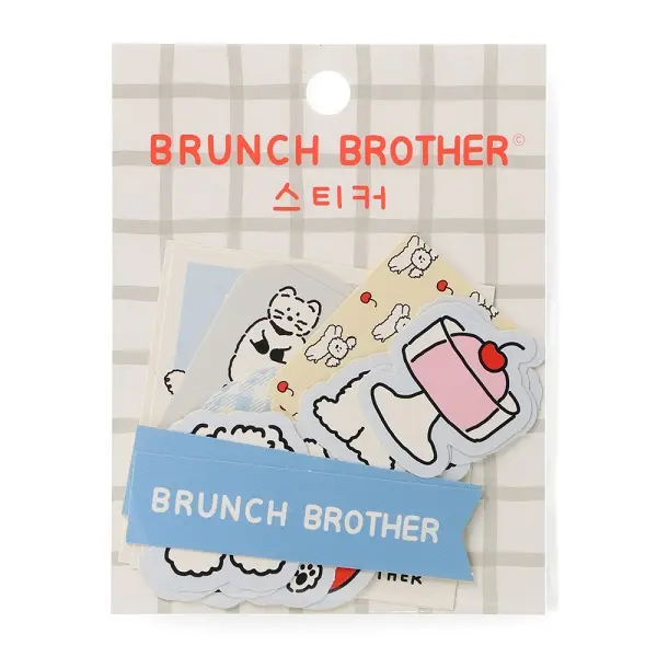 日本 MARK'S Brunch Brother 貼紙包/ 小狗