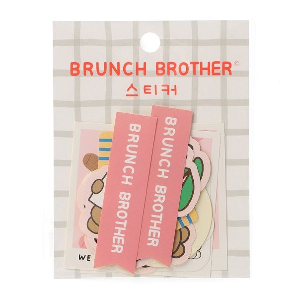 日本 MARK'S Brunch Brother 貼紙包/ 熊