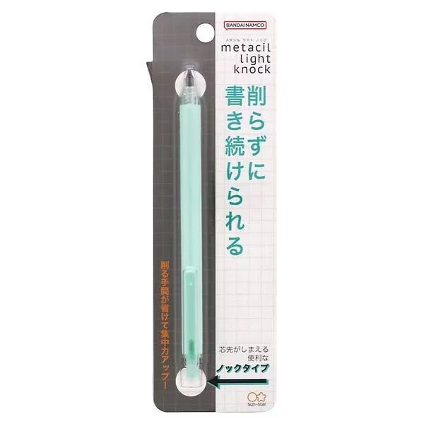 日本 sun-star Metacil Light Knock 鉛筆/ 薄荷綠