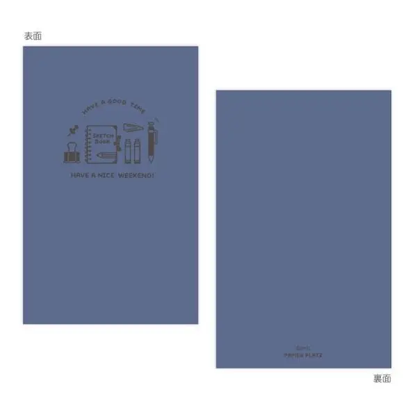 日本 PAPIER PLATZ Eric 迷你方眼筆記本/ 我的桌子