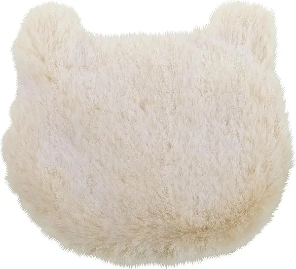 日本 LIVHEART Nukuneko貓咪輪廓微波加熱口袋型暖暖包/ Ivory