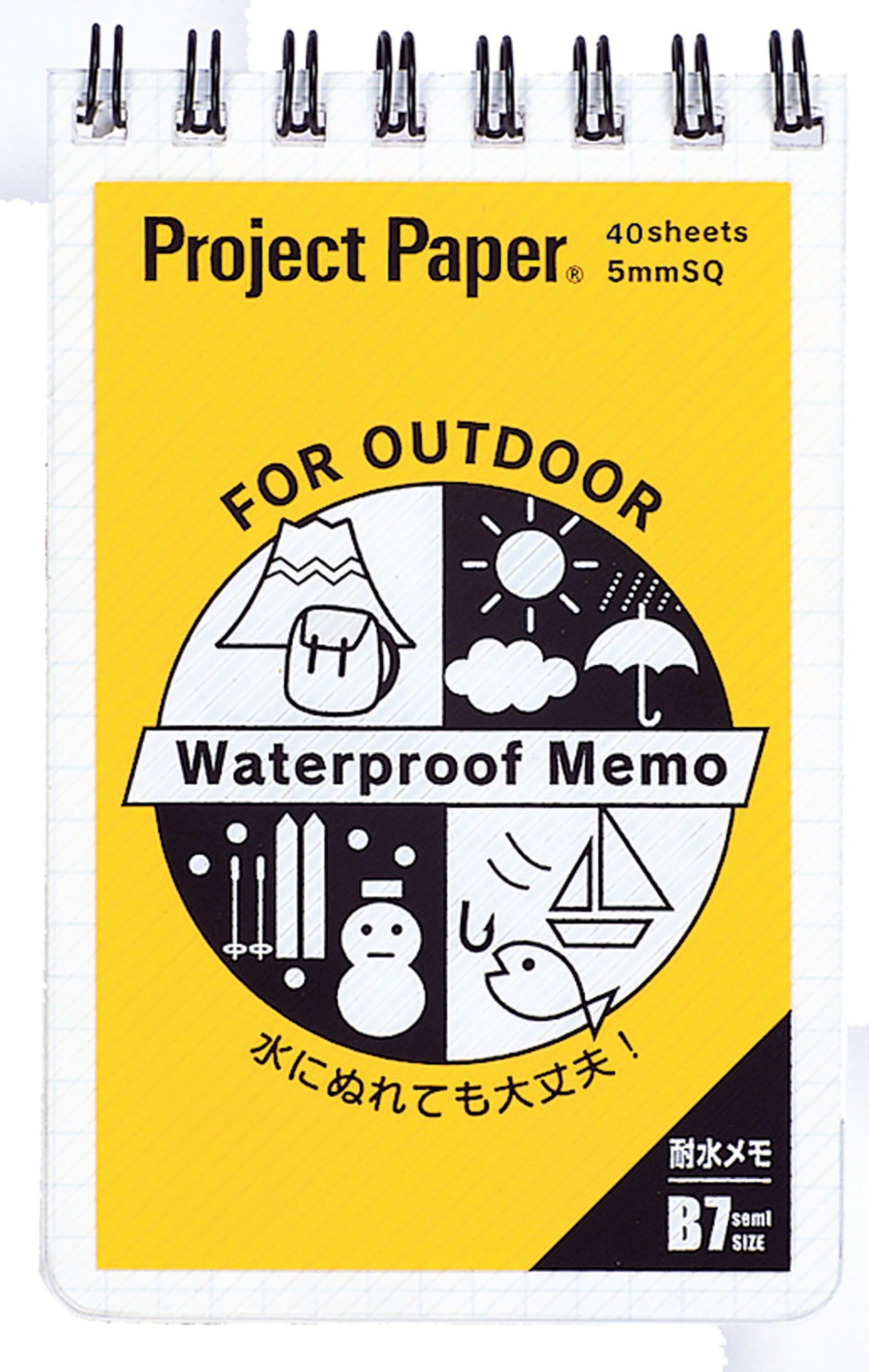 okina project paper線圈筆記本/ 耐水/ B7