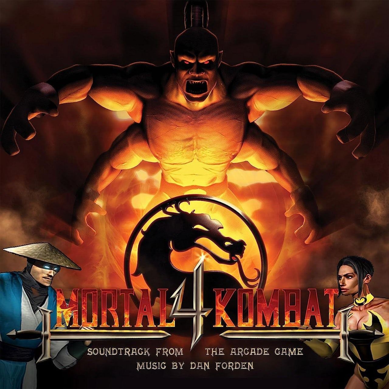 Mortal Kombat 4 (Red with Yellow Swirl Vinyl)