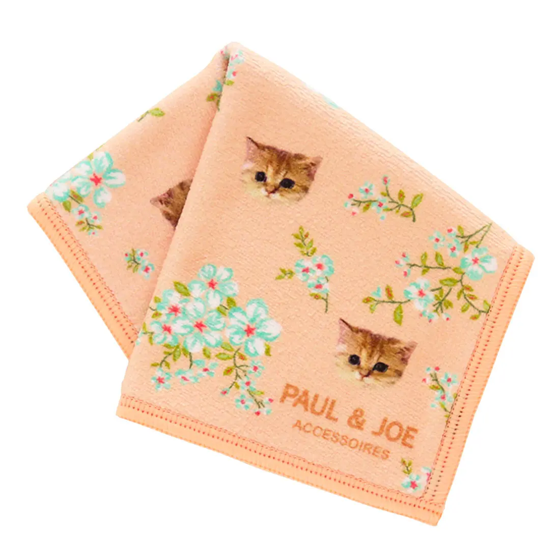 日本 PAUL & JOE Nunette 拭鏡布/ 107167-0002/ Coral Pink
