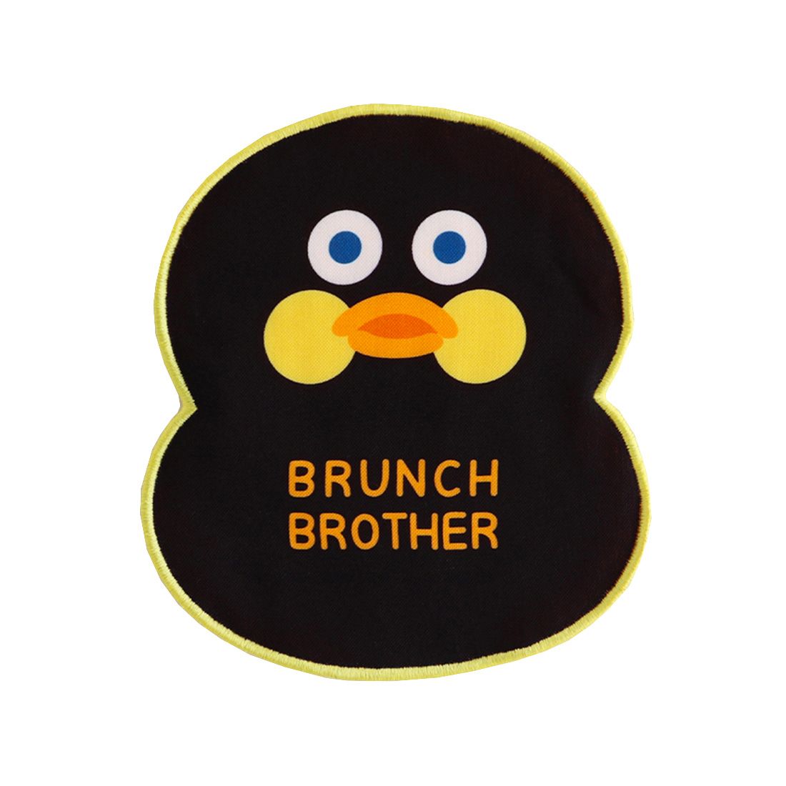 日本 Brunch Brother 迷你拭鏡布/ 鴨子 Black