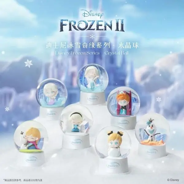 52TOYS迪士尼冰雪奇緣系列盒玩/ 水晶球/ 單入隨機款