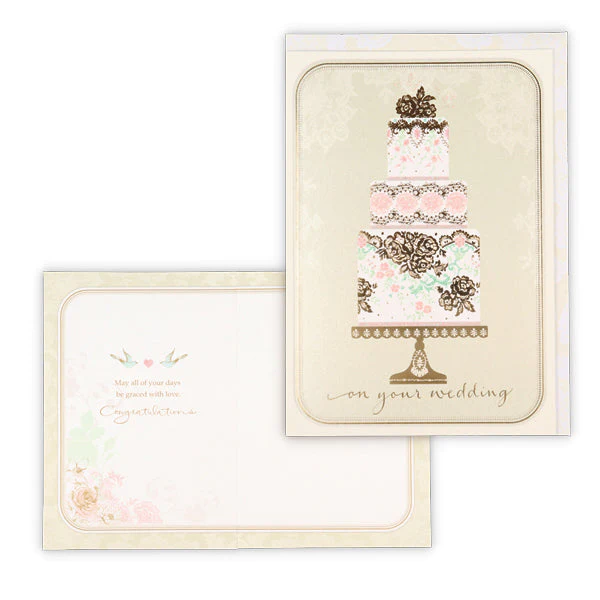 美國 Hallmark 結婚卡/ 蛋糕