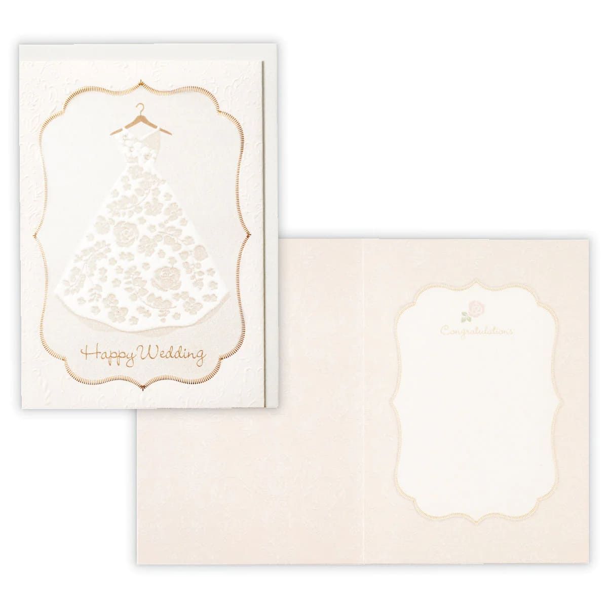 美國 Hallmark 立體結婚卡/ 白色婚禮