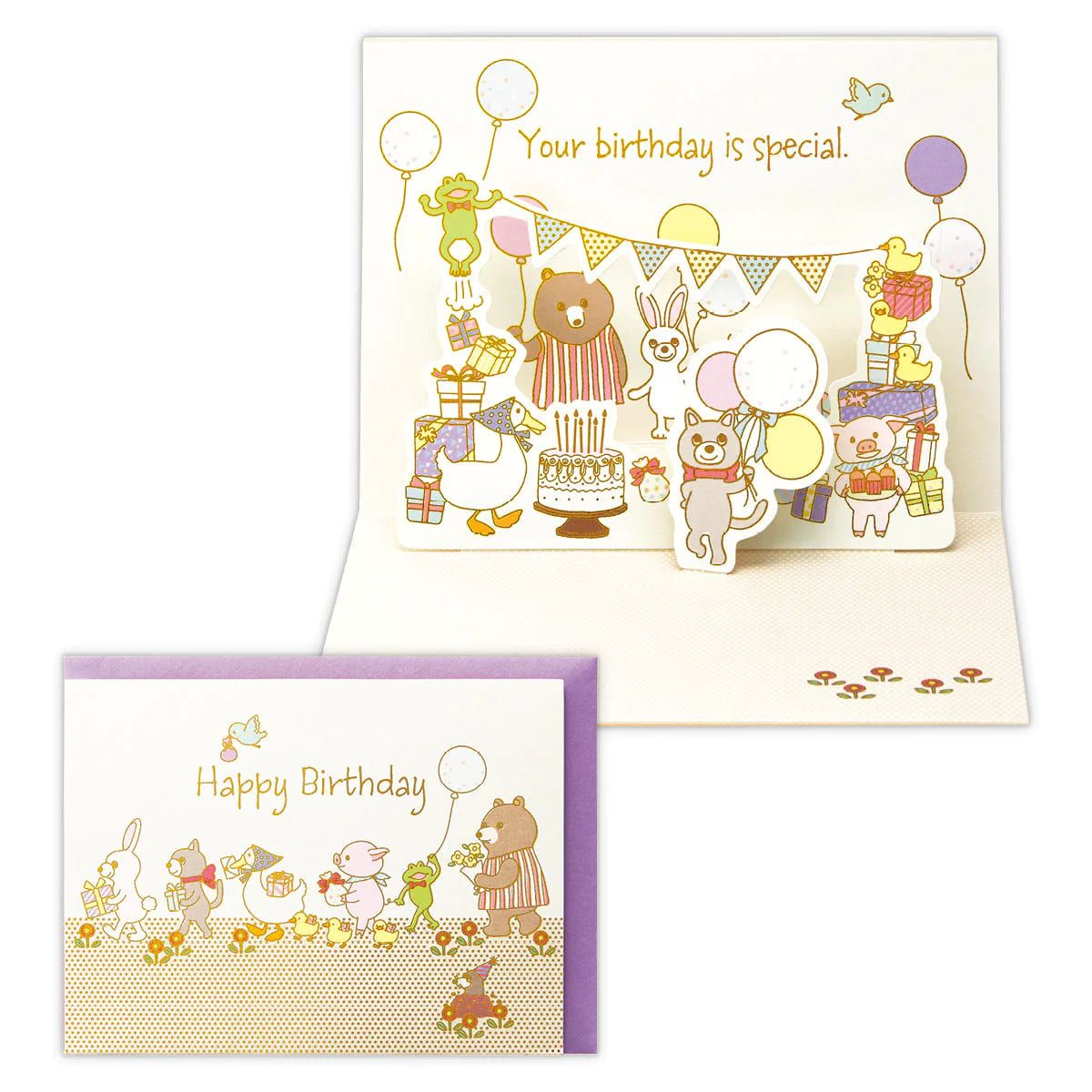 美國 Hallmark 立體生日卡/ 派對花環