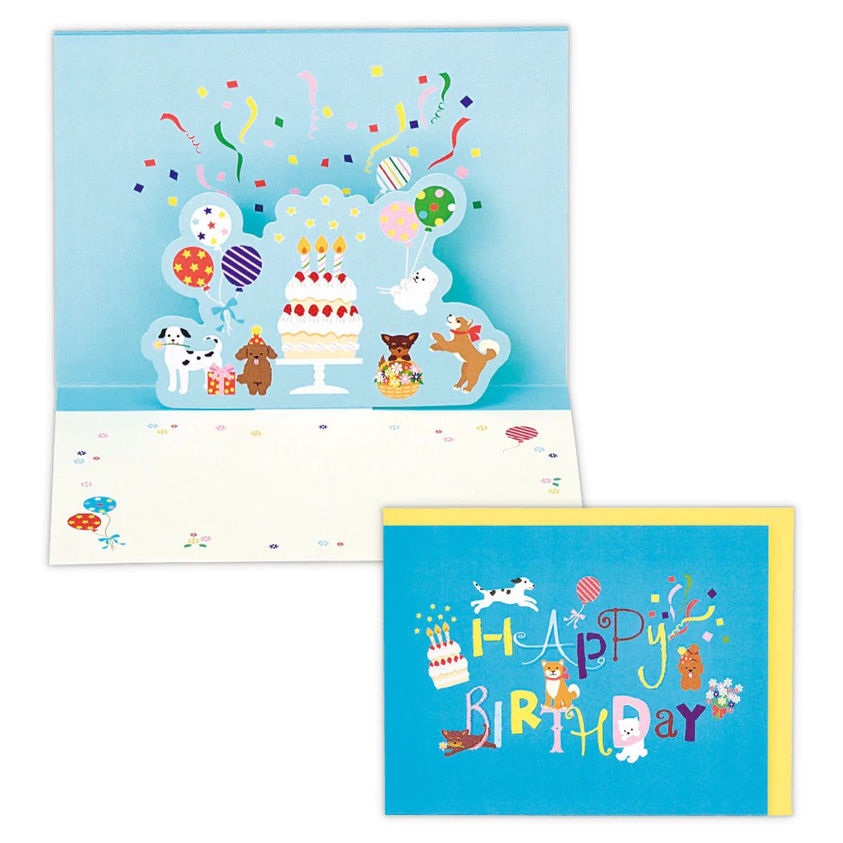 美國 Hallmark 立體生日卡/ 狗狗