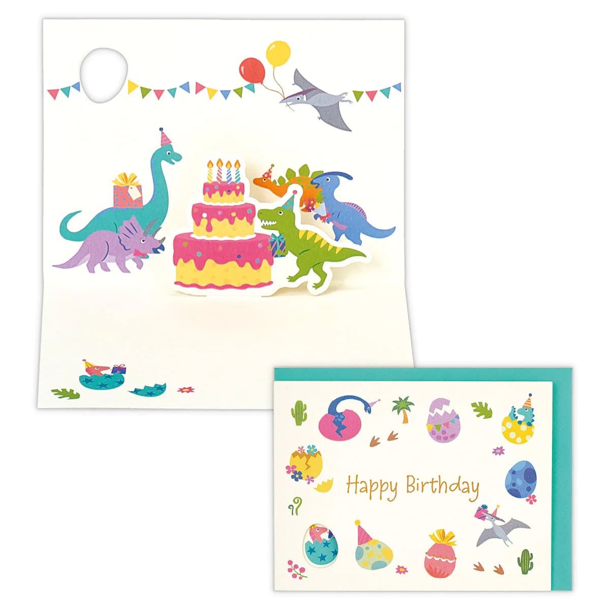 美國 Hallmark 立體生日卡/ 恐龍