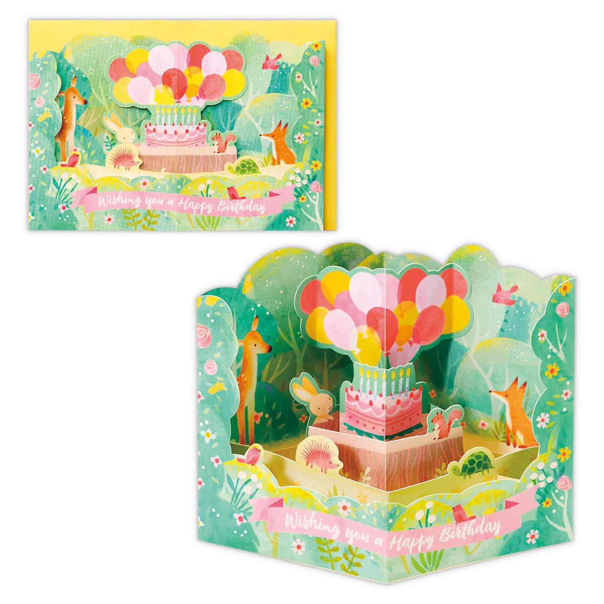 美國 Hallmark 立體生日卡/ 動物