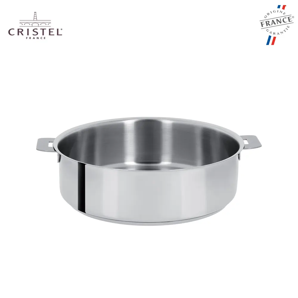 CRISTEL Mutine自由經典三層不鏽鋼淺鍋/ 28cm S28Q