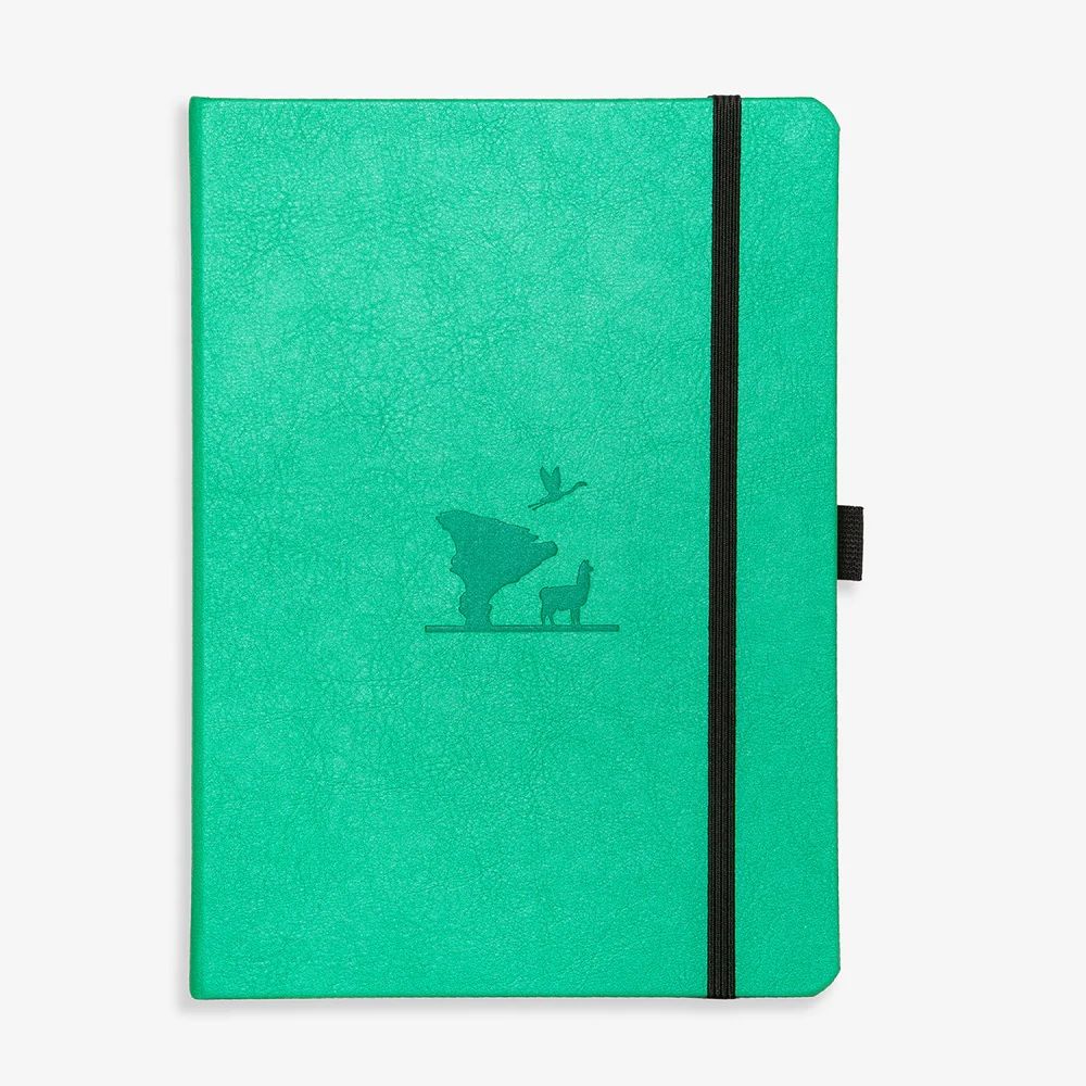 英國 Dingbats* 方點筆記本/ A5+/ Emerald Eduardo Avaroa