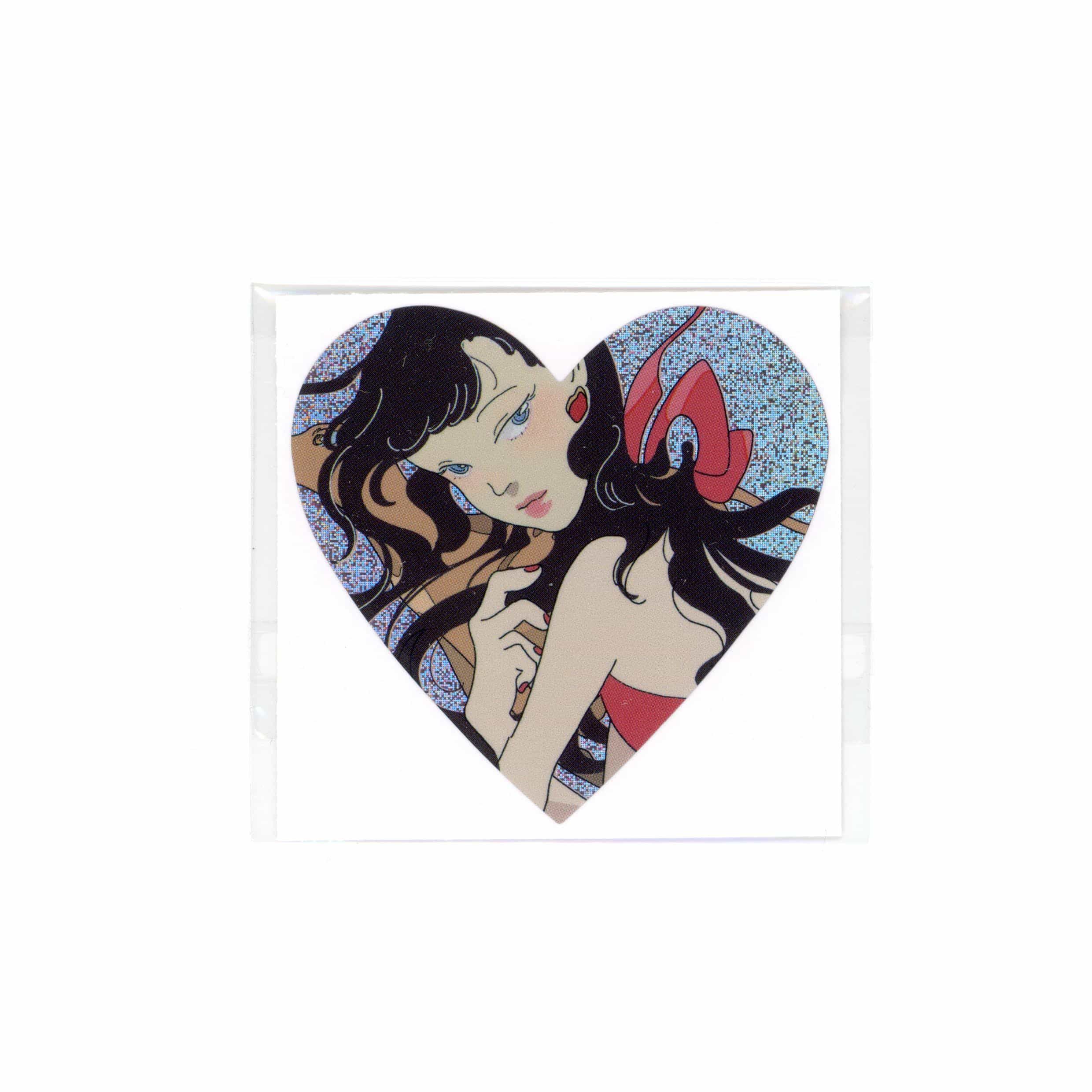 低級失誤Saitemiss貼紙/ 麥麥女孩/ 愛心