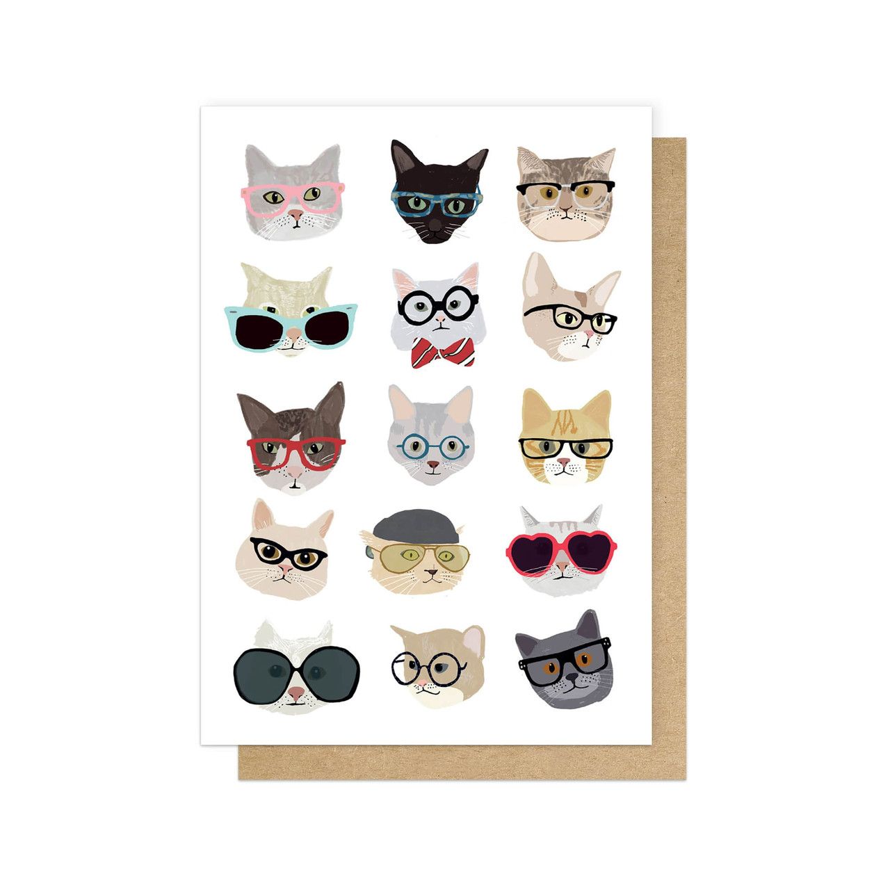 英國EAST END PRINTS 萬用卡/ Hanna Melin/ Cats in Glasses