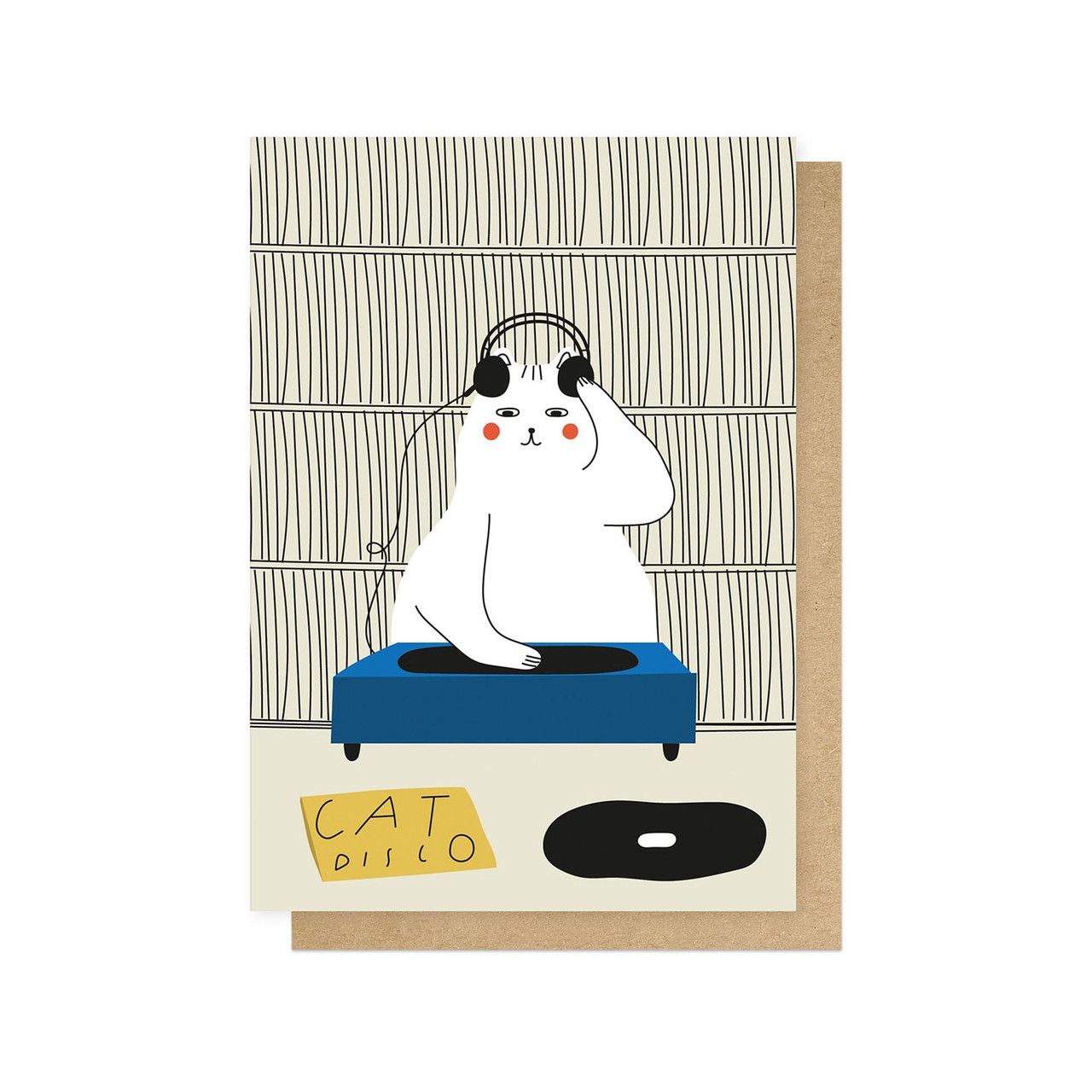 英國EAST END PRINTS 萬用卡/ Seekprint/ Disco Cat