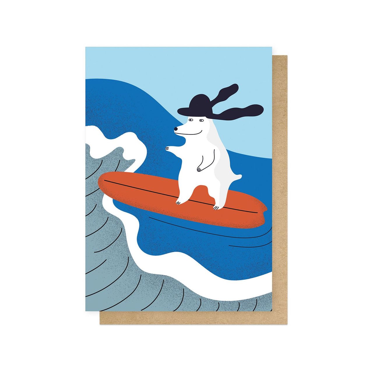 英國EAST END PRINTS 萬用卡/ Seekprint/ Surfing Dog Watersports