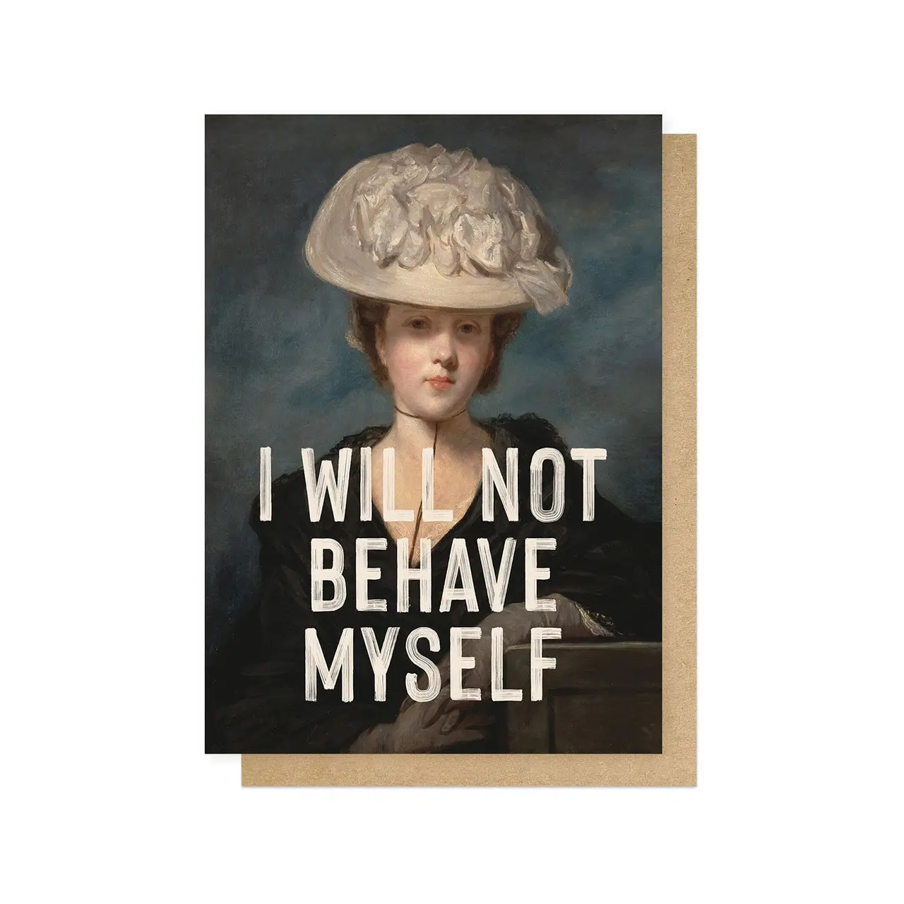 英國EAST END PRINTS 萬用卡/ Oh Fine! Art/ I Will Not Behave Myself