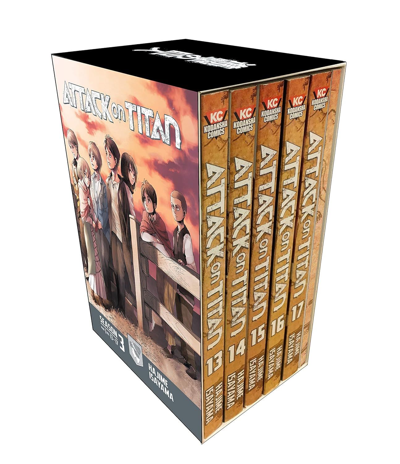 Attack on Titan Season 3 Part 1 Manga Box Set (5冊合售)