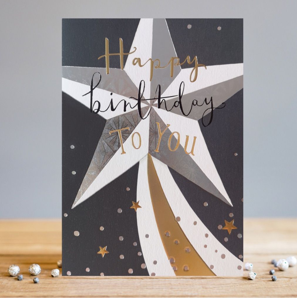 LOUISE TILER生日卡/ Birthday Shooting Star/ 生日快樂星