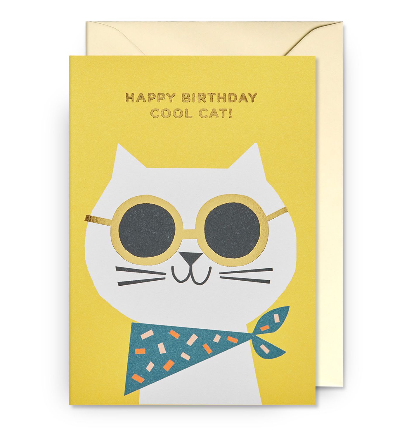 英國 LAGOM DESIGN 生日卡/ Ekaterina Trukhan/ Happy Birthday Cool Cat!