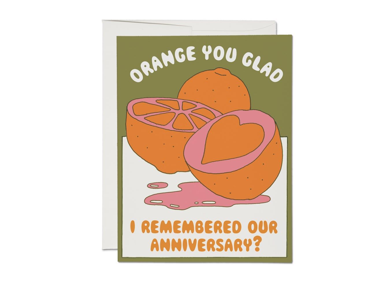 美國 RED CAP 情人卡/ Orange You Glad