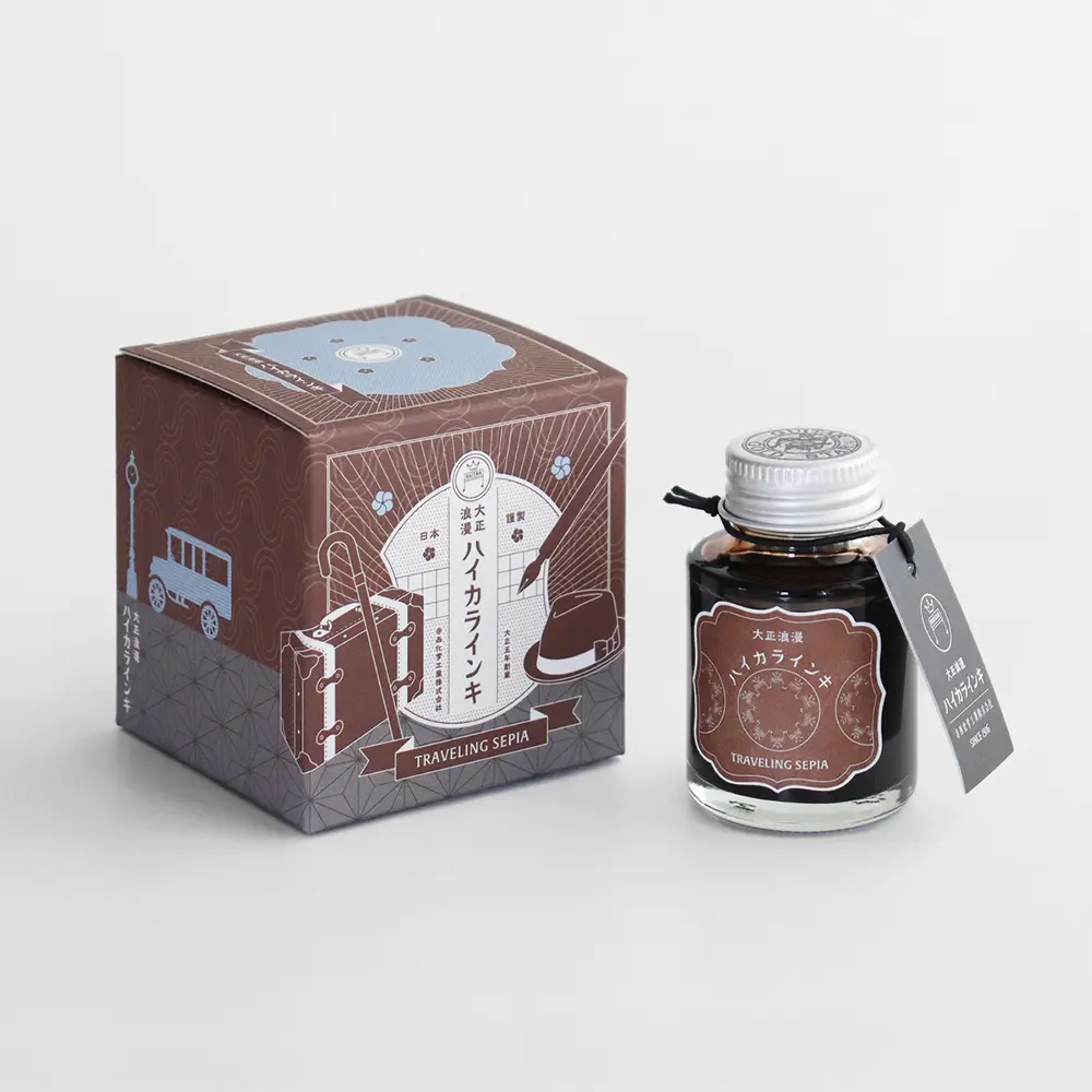 寺西化学大正浪漫鋼筆墨水/ 40ml/ 旅行棕褐