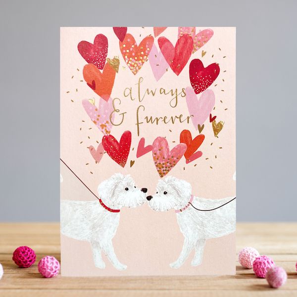 LOUISE TILER萬用卡/ Always & Furever/ 毛寶貝們的愛心