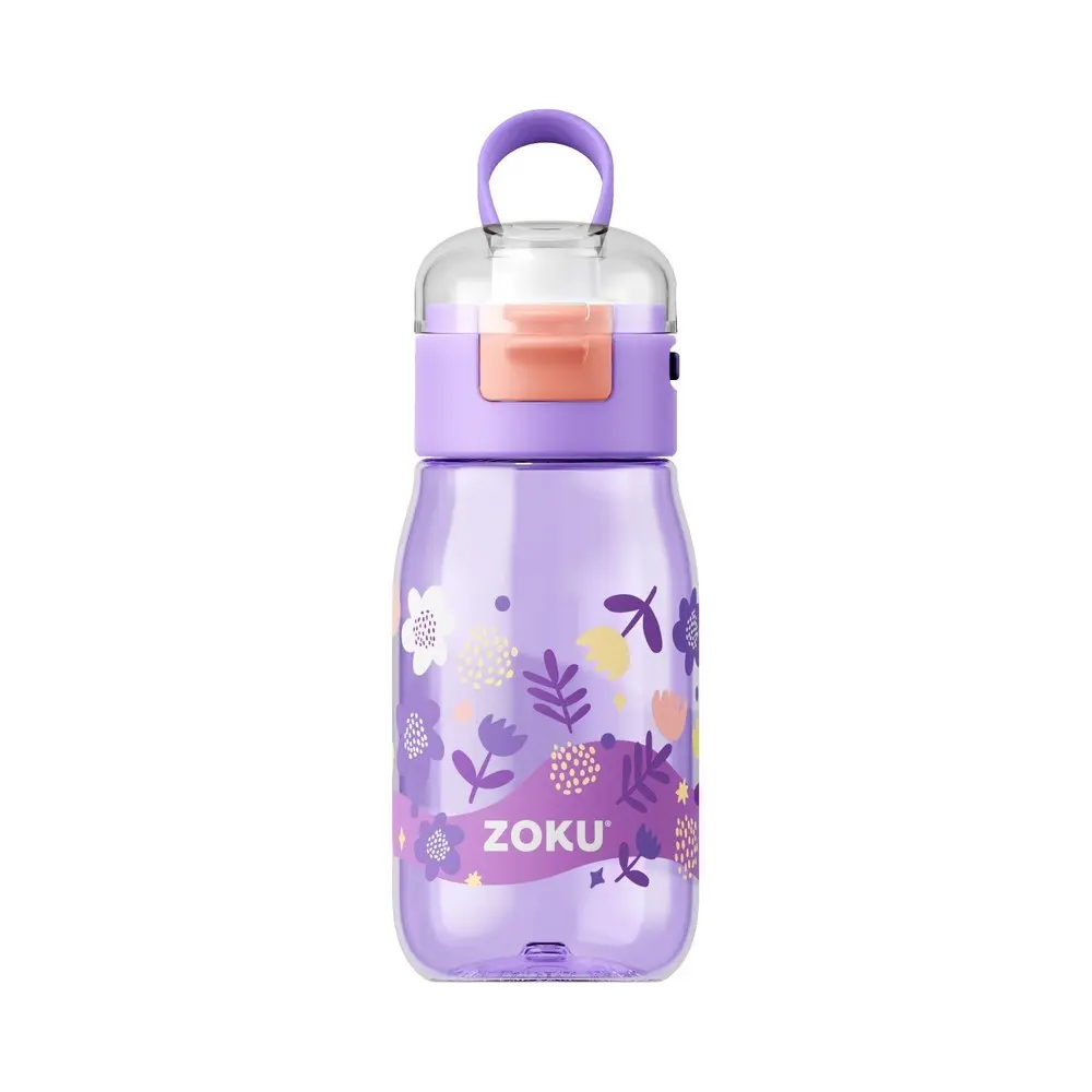 ZOKU兒童直飲式冷水壼/ 475ml/ 花朵紫